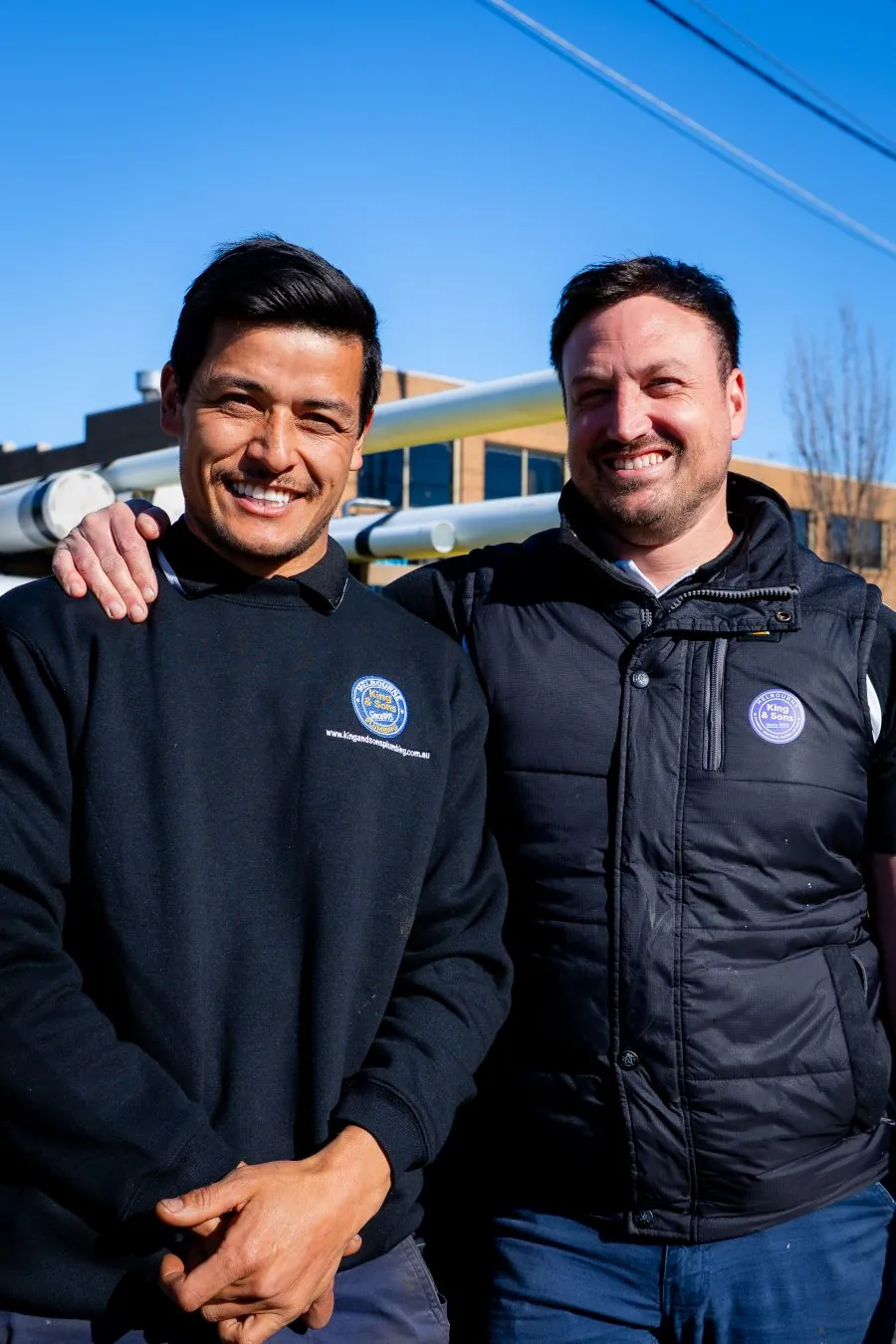 King & Sons plumbing team
