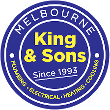 King and Sons Plumbing Melbourne badge